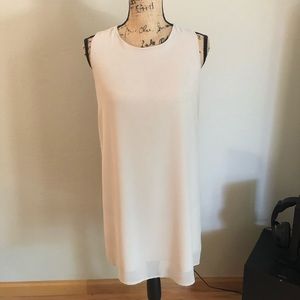 Naked Zebra beige lines shift dress size large